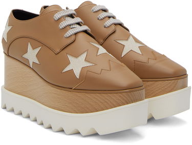 Tenisky a topánky Stella McCartney Elyse Stars Platform Derbys Hnedá | 810317E00163, 3