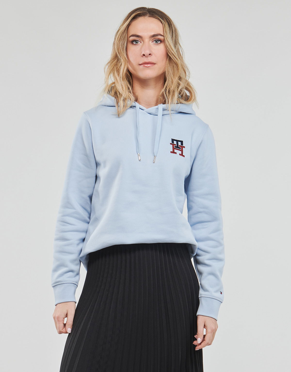 REG MONOGRAM EMB HOODIE