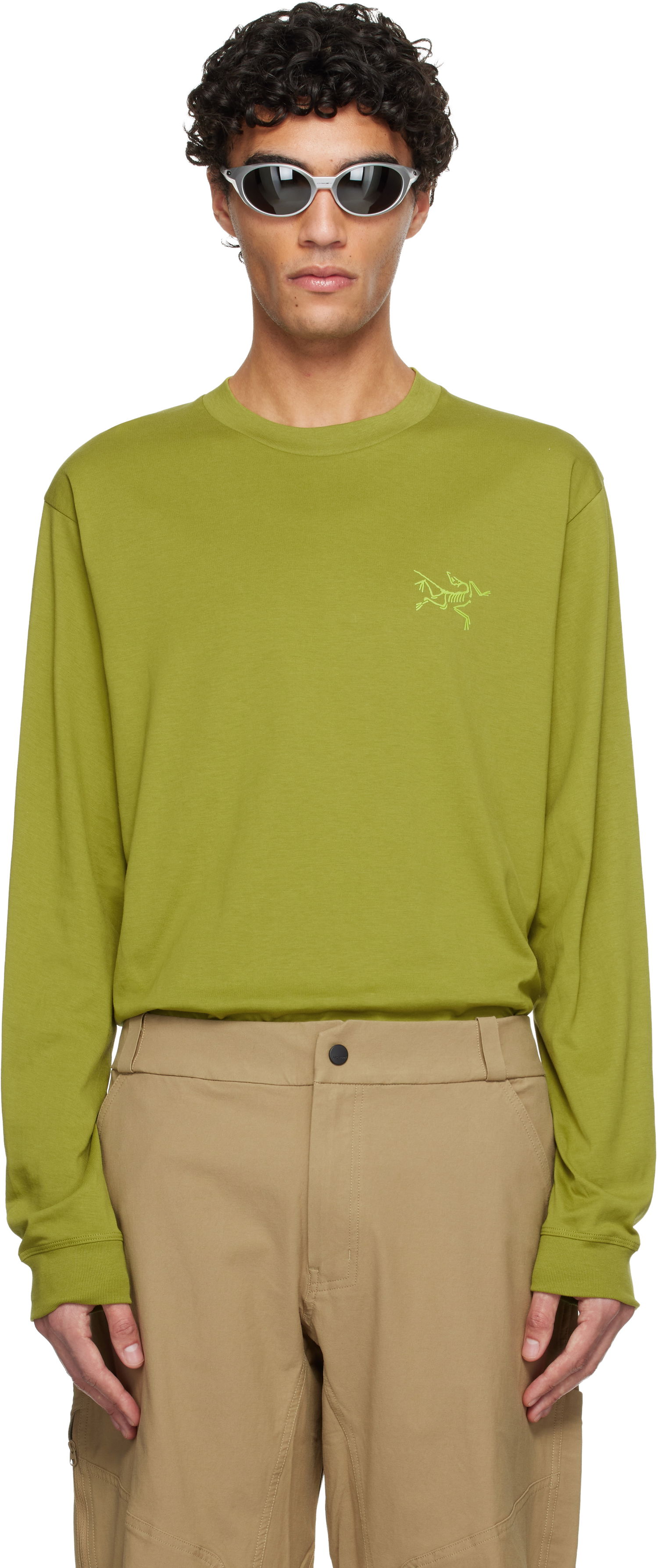 Tričko Arcteryx Kragg SL Cotton Long-Sleeve T-shirt Zelené | X000009536, 0