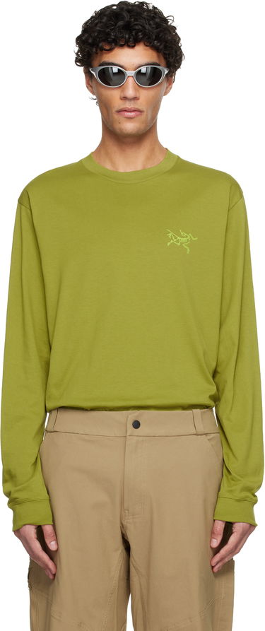 Tričko Arcteryx Kragg SL Cotton Long-Sleeve T-shirt Zelené | X000009536, 0