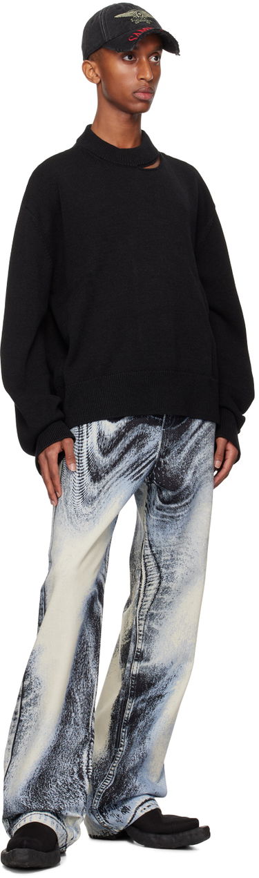 Sveter Camper Camperlab Melange Knit Sweater Čierna | AU00011-002, 3