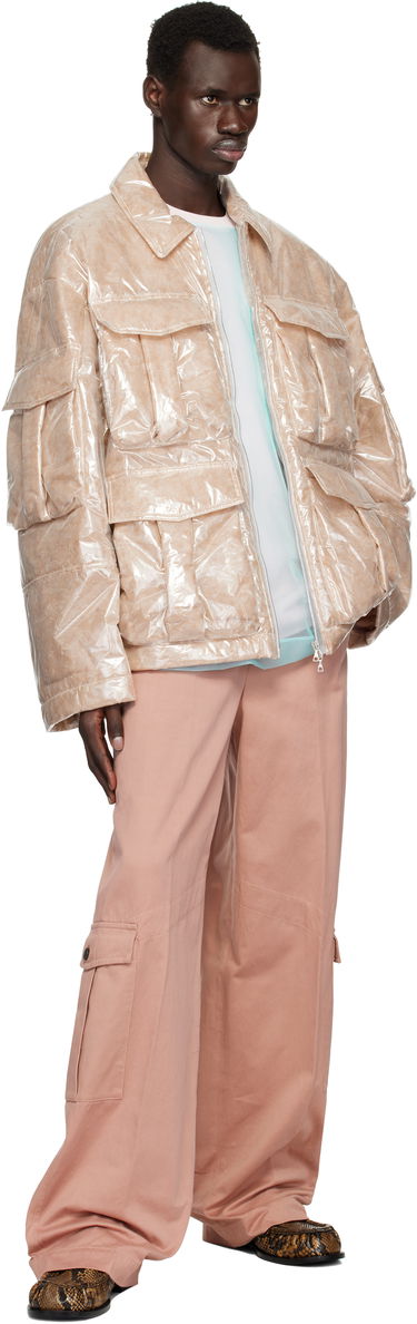 Bomber bunda Dries Van Noten Dries Van Noten Puffed Nylon Jacket Béžová | 251-020526-1257, 3