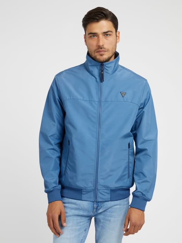 Bomber bunda GUESS Tech Bomber Tyrkysová | M3RL60WO065, 0