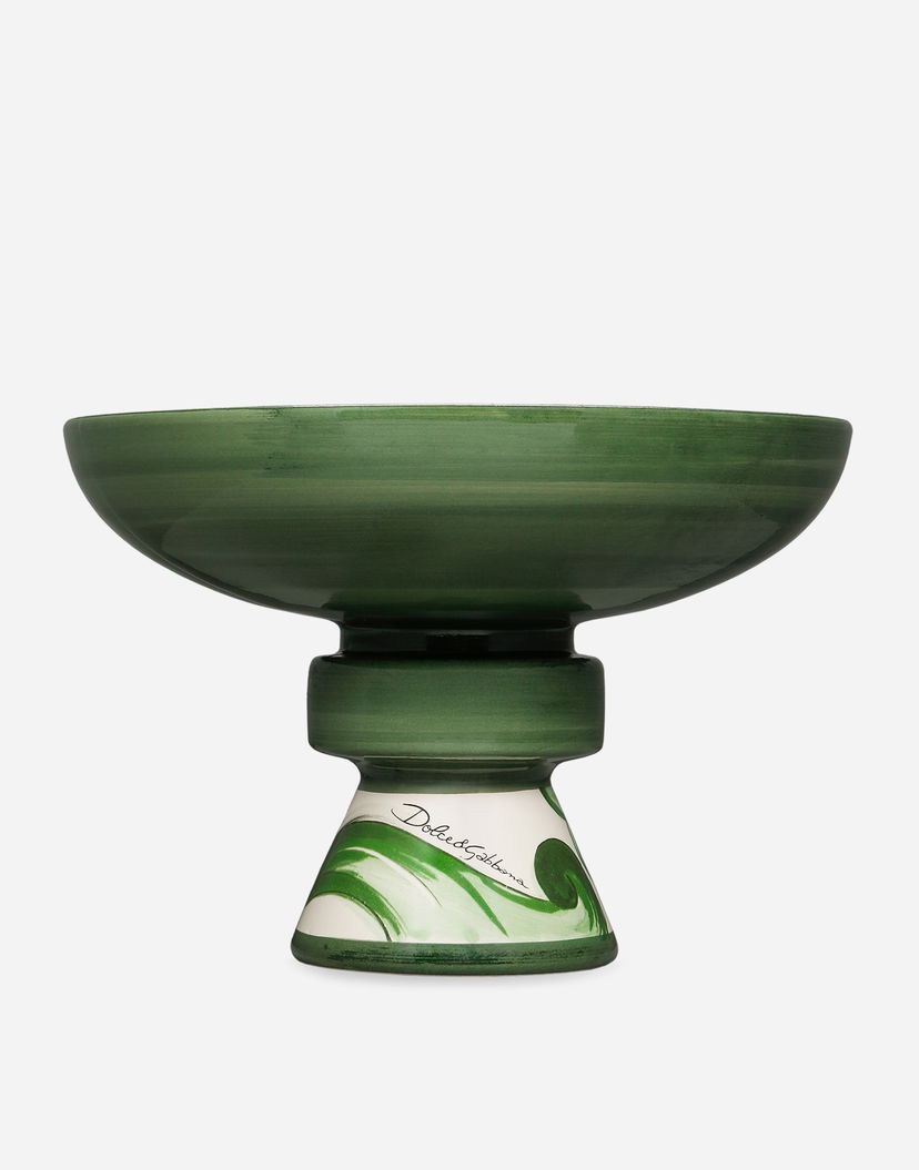 Home decor Dolce & Gabbana Dolce & Gabbana Ceramic Serving Platter Zelené | TCC189TCACDUV001