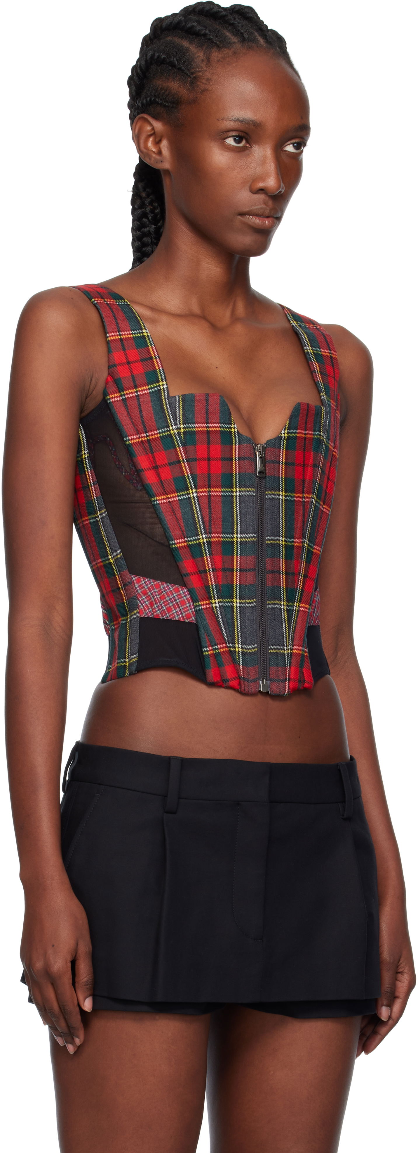 Crop Top Vivienne Westwood Vivienne Westwood Juliet Plaid Corset Top Rôznofarebný | 1503004D-W0176-, 1