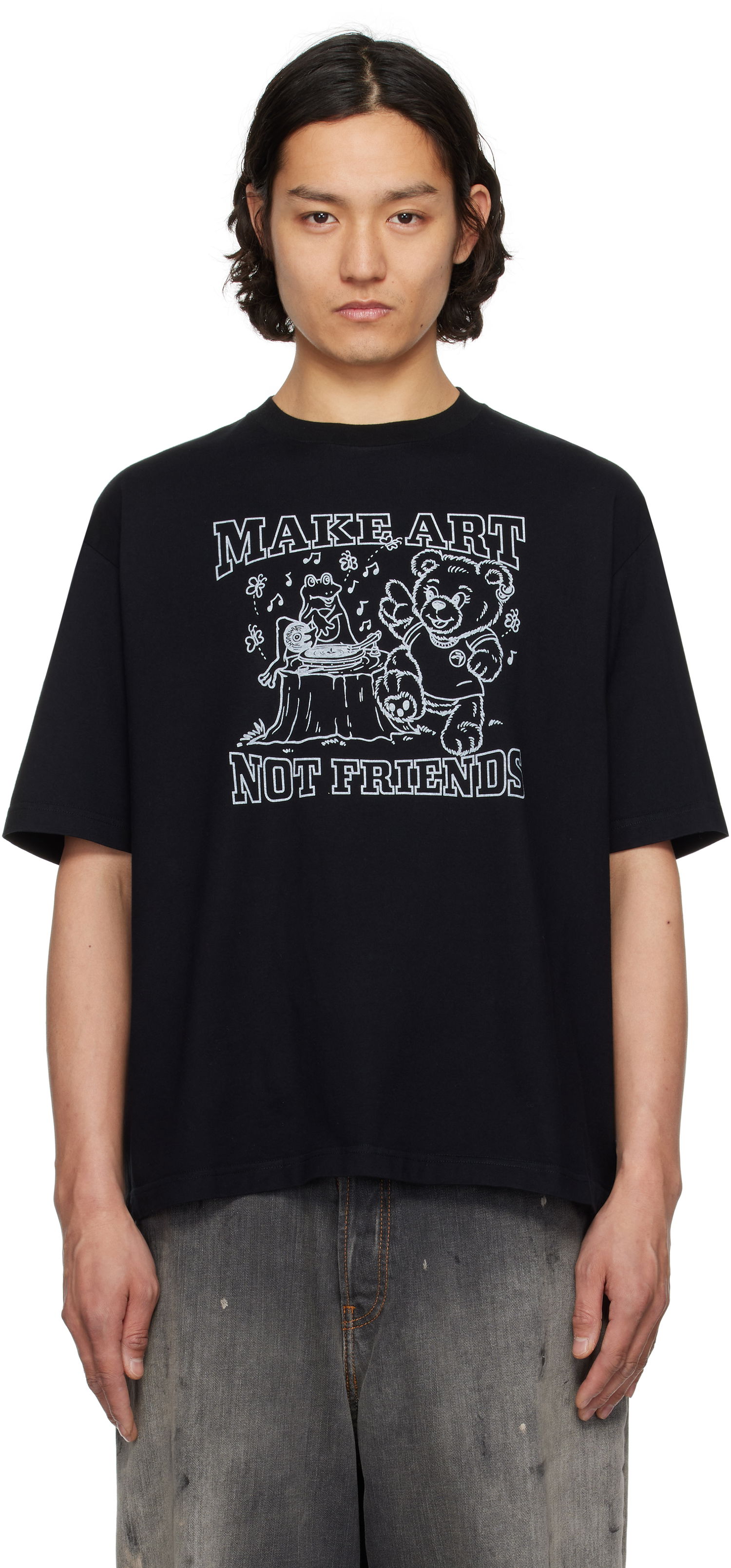 Tričko Ambush AMBUSH 'Make Art' Graphic T-Shirt Čierna | 12115328, 0