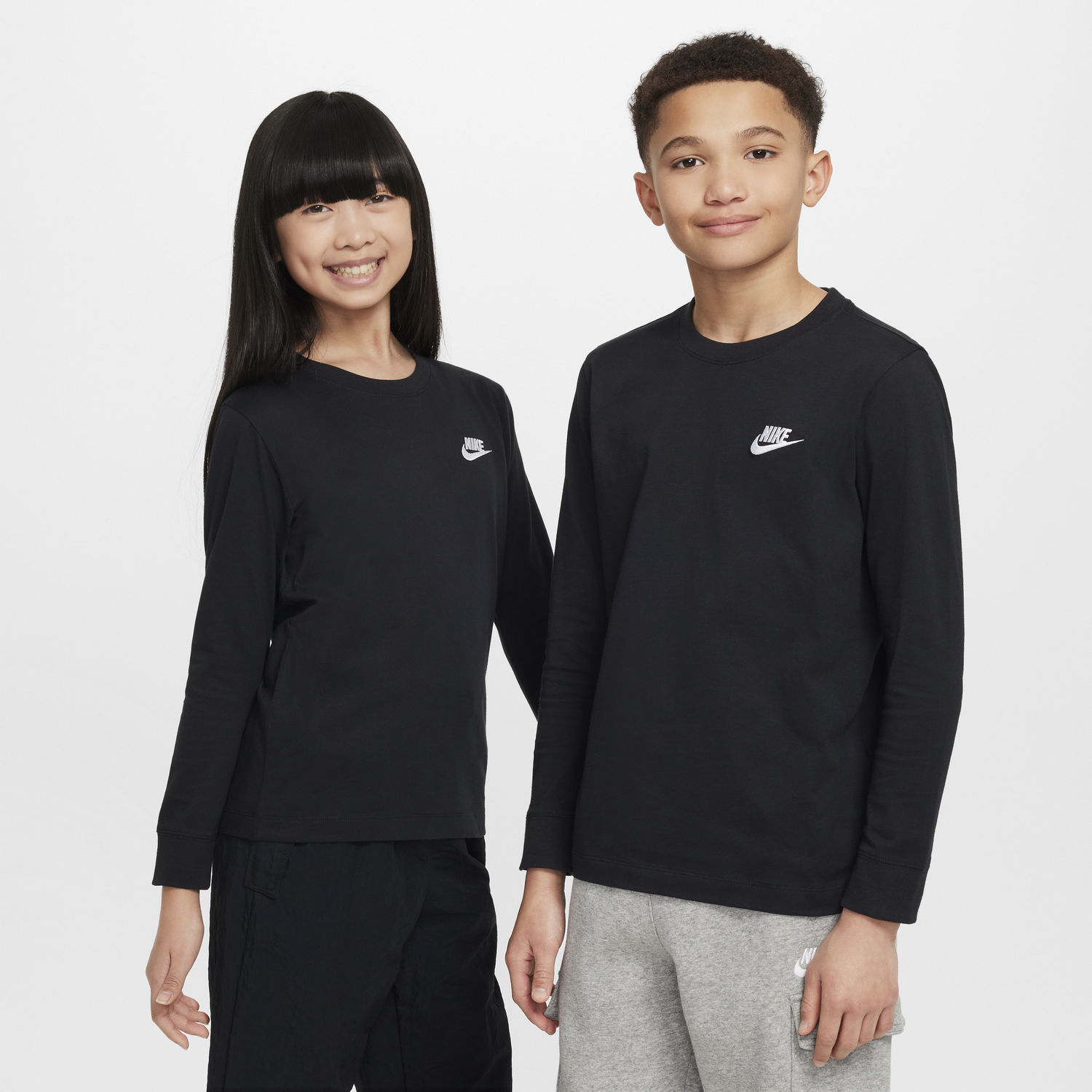 Tričko Nike Nike Sportswear Long Sleeve T-Shirt Čierna | FZ4946-010, 0