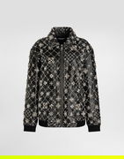 Dolce & Gabbana Vintage Leather Jacket With Embroidery