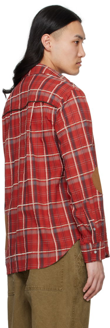 Košeľa Andersson Bell Andersson Bell Noah Patch Check Shirt Červená | atb1238m, 2