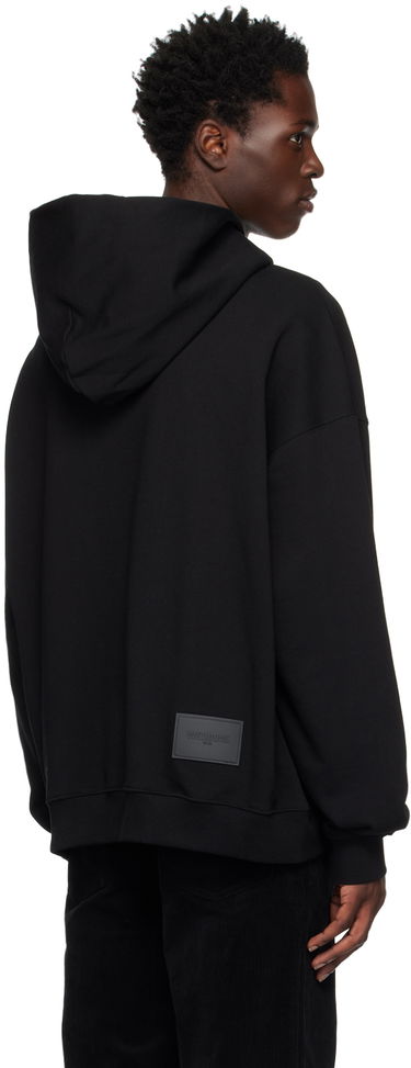 Mikina We11done We11done Symbol Hoodie Čierna | WD-TH3-22-801-U-BK, 2