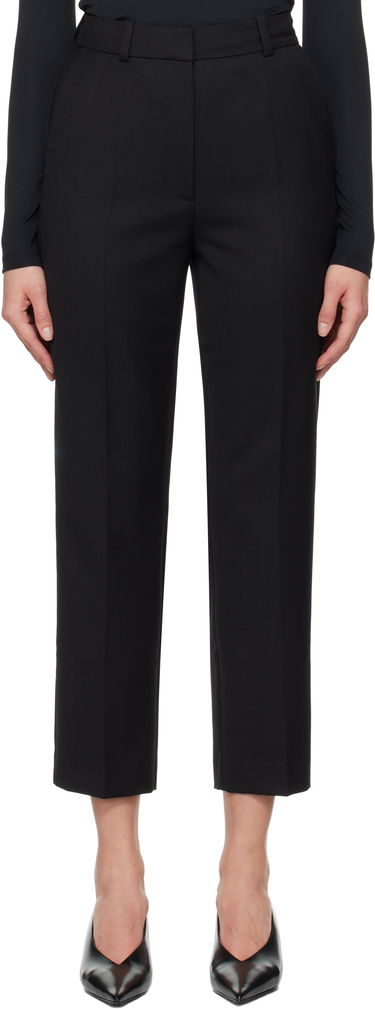 Nohavice Anine Bing Anine Bing Blaine Cropped Dress Pants Čierna | A-03-10033-BLK1, 0