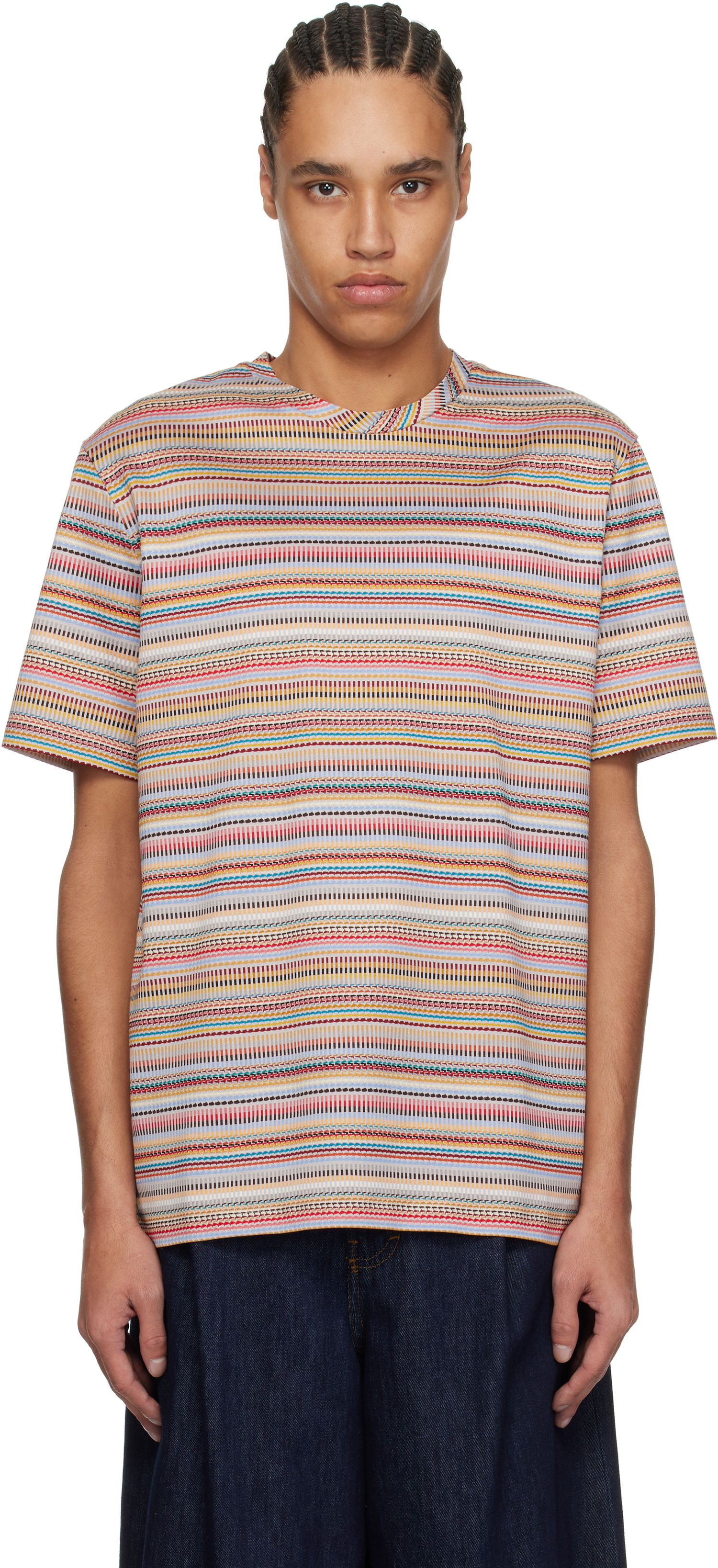 Tričko Paul Smith Paul Smith Mixed "Signature Stripe" T-Shirt Rôznofarebný | M1R-919T-P02599-92, 0