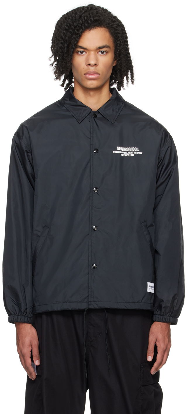 Bunda Neighborhood Snap Jacket Čierna | 232TSNH-JKM01, 0