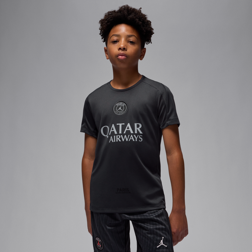 Dres Jordan Paris Saint-Germain Strike Fourth Jordan Dri-FIT Football Short-Sleeve Top Čierna | IB3654-045