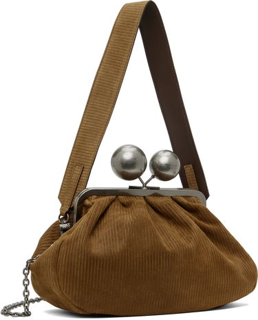 Kabelka Max Mara Weekend Max Mara Destino Suede Shoulder Bag Béžová | 2515511044600, 4