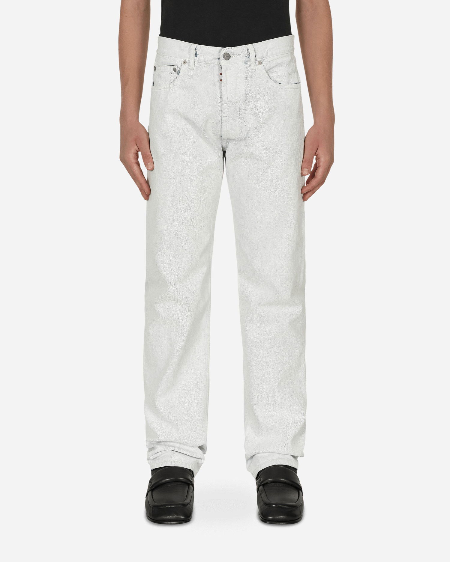 Nohavice Maison Margiela Bianchetto Denim Pants Biela | SI1LA0002 967, 0