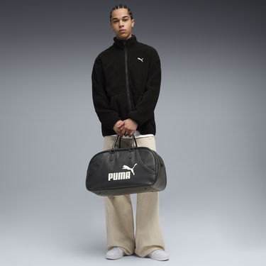 Bunda Puma Essentials Elevated Relaxed Fit Faux Shearling Full-Zip Jacket Čierna | 688259_01, 2