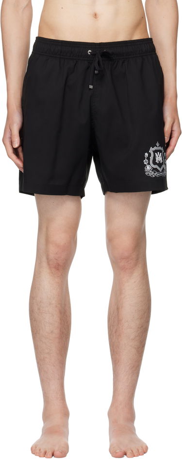 Plavky AMIRI AMIRI 'Club AMIRI' Swim Shorts Čierna | AMSWTK1046, 0