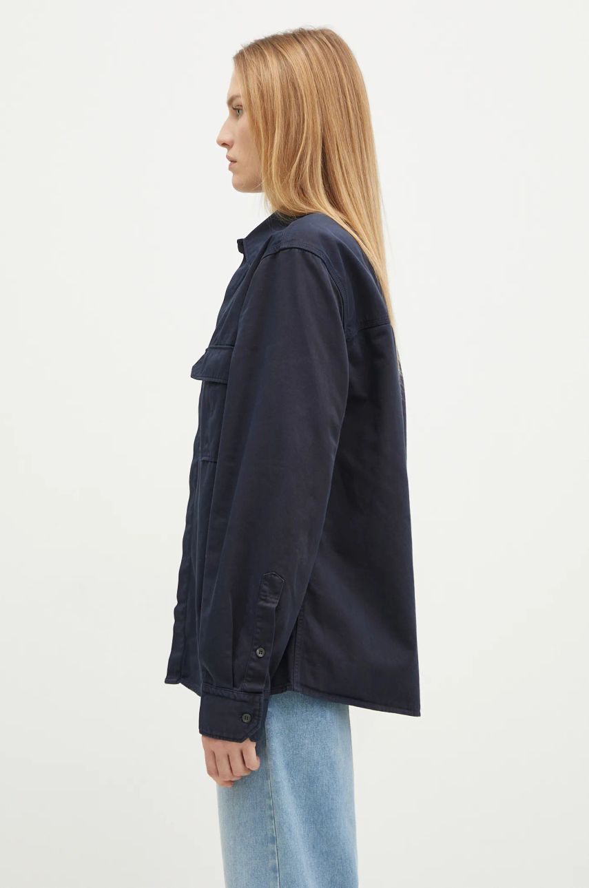 Košeľa MAISON KITSUNÉ Oversized Button Up Shirt Modrá | NW02103WQ4036, 1
