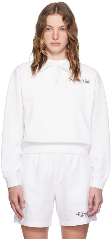 Polo tričko Sporty & Rich White '94 Racquet Club' Polo Biela | WS068S406RW, 0