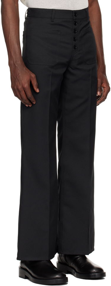 Nohavice Courrèges Multiflex Flared Trousers Čierna | 124CPA201PL0136, 1
