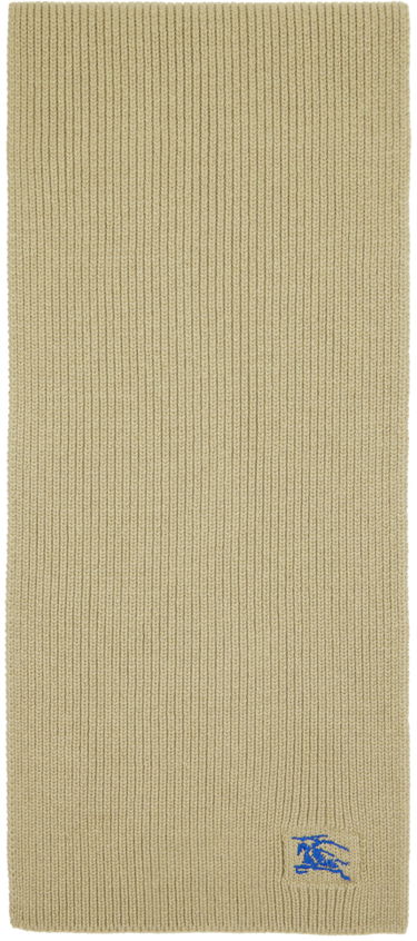 Šál Burberry Ribbed Cashmere Scarf Taupe Béžová | 8085772, 0