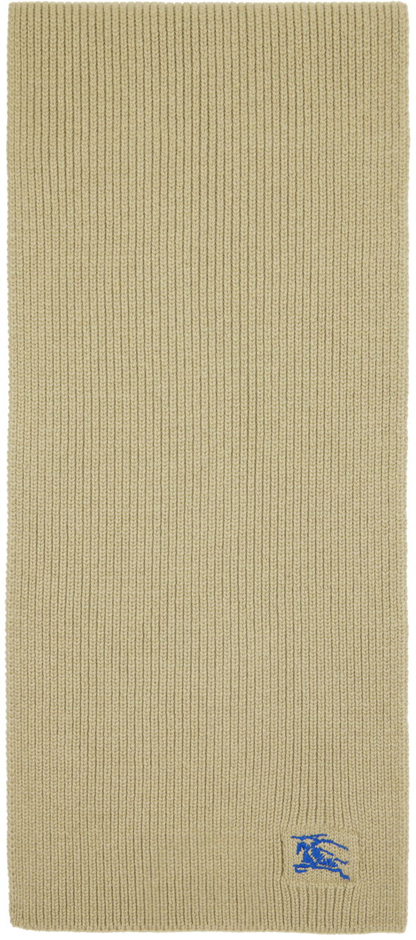 Šál Burberry Ribbed Cashmere Scarf Taupe Béžová | 8085772