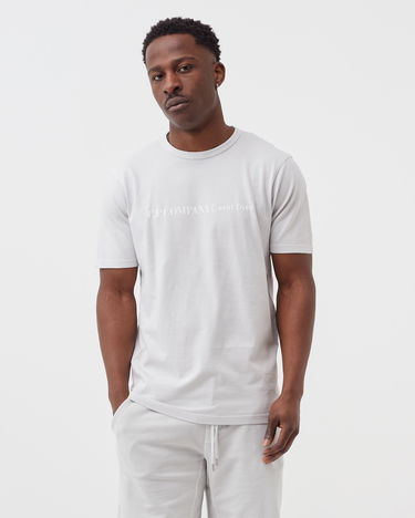 Tričko C.P. Company 20/1 JERSEY LOGO TEE Šedá | 7615044683114, 1