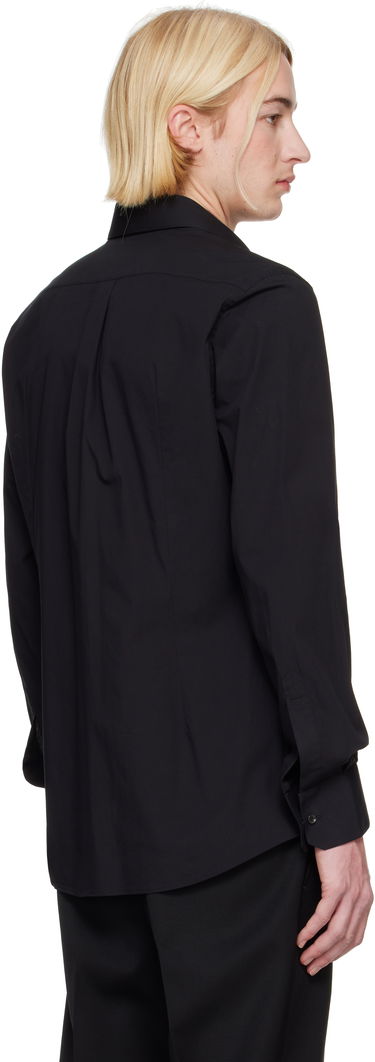 Košeľa Dolce & Gabbana Dolce&Gabbana Shirt With Logo Patch Čierna | G5ML0ZFU5EW, 2