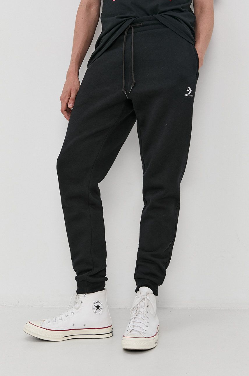 Tepláky Converse Converse Embroidered-Logo Joggers Čierna | 10019925.A01, 0