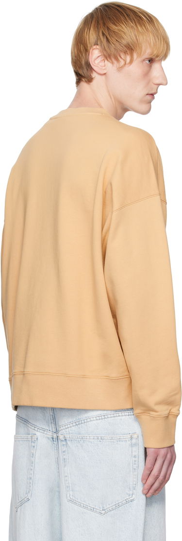 Sveter MAISON KITSUNÉ Maison Kitsuné Crafted Daisy Oversize Sweatshirt Béžová | OM00306KM0001, 2