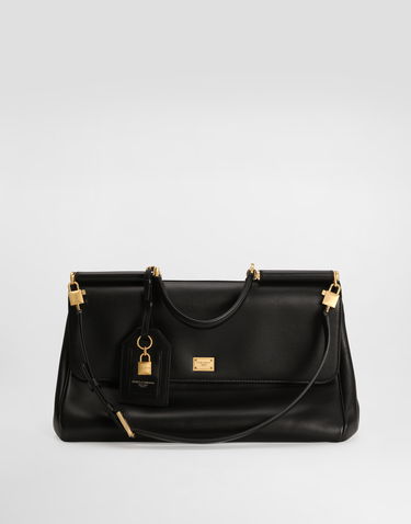 Kabelka Dolce & Gabbana Dolce & Gabbana My Sicily Plongé Calfskin Handbag Čierna | BB7814B732180999, 0