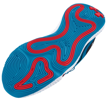 Tenisky a topánky Under Armour Unisex Spawn 6 Basketballschuhe Capri / Rot Solstice / Weiß 44.5 Tyrkysová | 3027259-400, 3