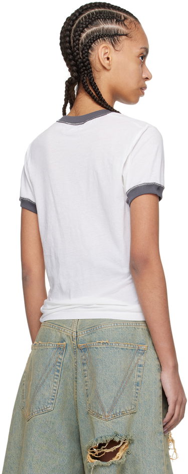 Tričko ERL ERL 'Make Believe' Print T-Shirt Biela | ERL08T019, 2