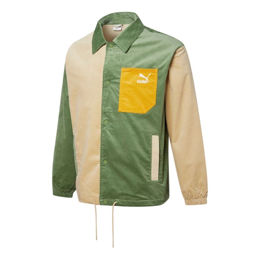Vetrovka Puma Corduroy Coach Jacket Rôznofarebný | 534752-67, 0