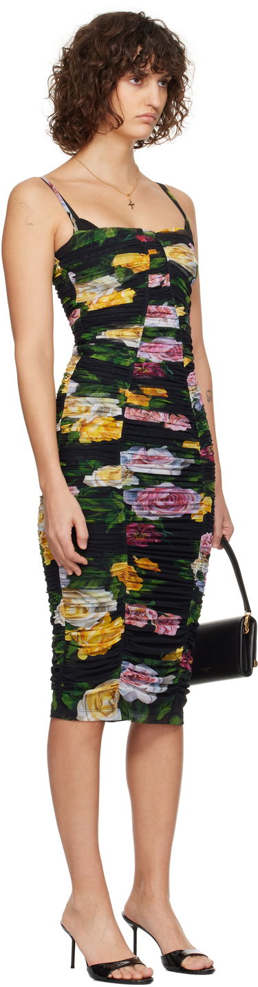 Šaty Dolce & Gabbana Dolce&Gabbana Tulle Floral Print Midi Slip Dress Rôznofarebný | F6FAKT FSUBI, 1