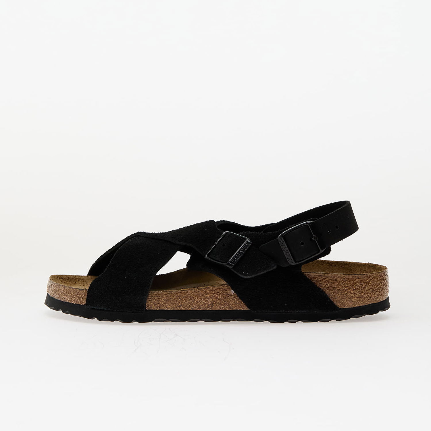 Tenisky a topánky Birkenstock Birkenstock Tulum II Suede Leather Sandals Čierna | 1029779, 0