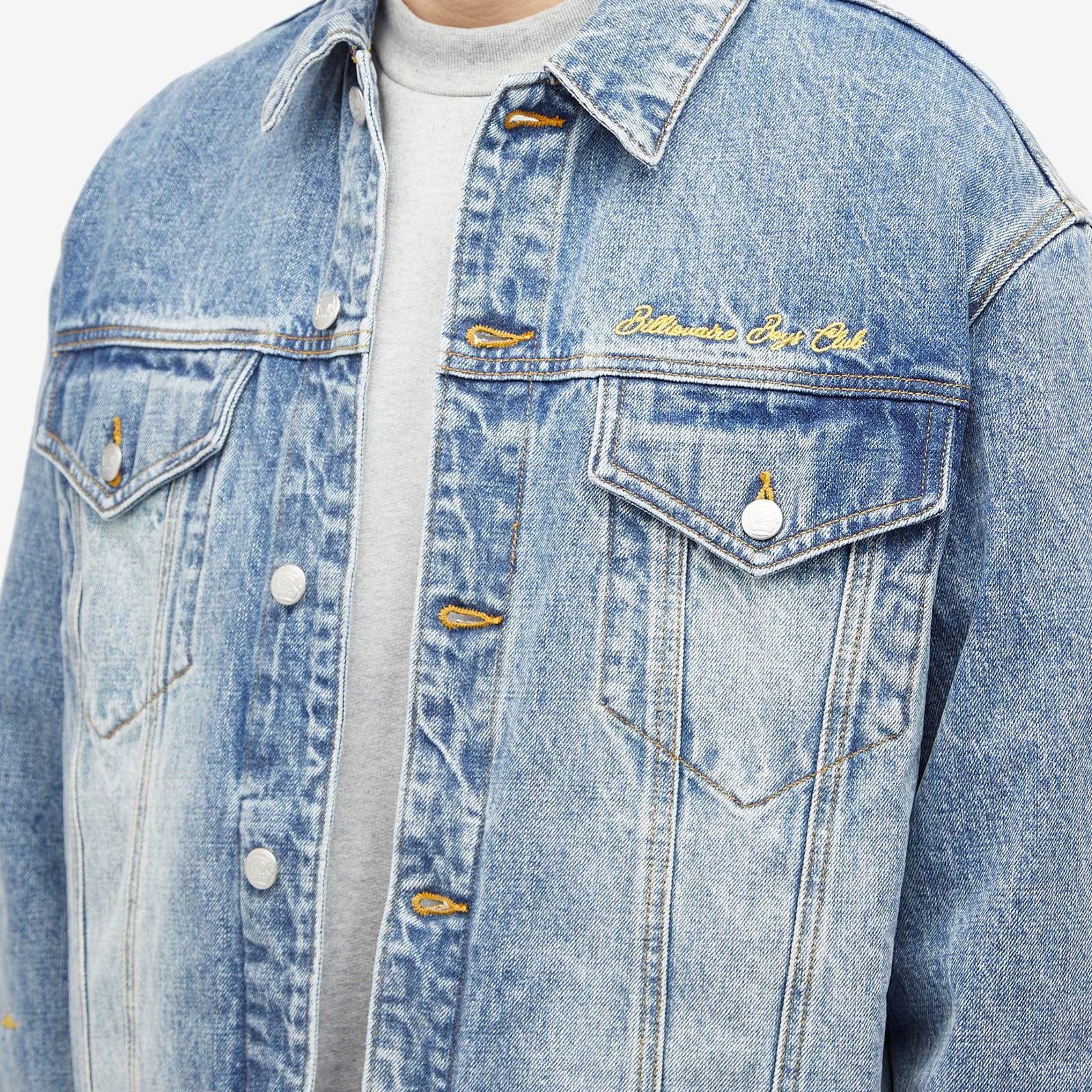 Duck Embroidered Denim Jacket
