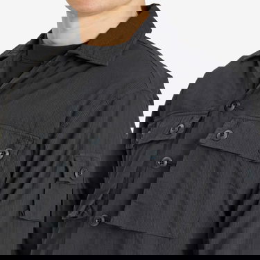 Košeľa BEAMS Beams Plus Textured Ripstop Shirt Jacket, Size Large Šedá | 3818-0641-791-79, 5