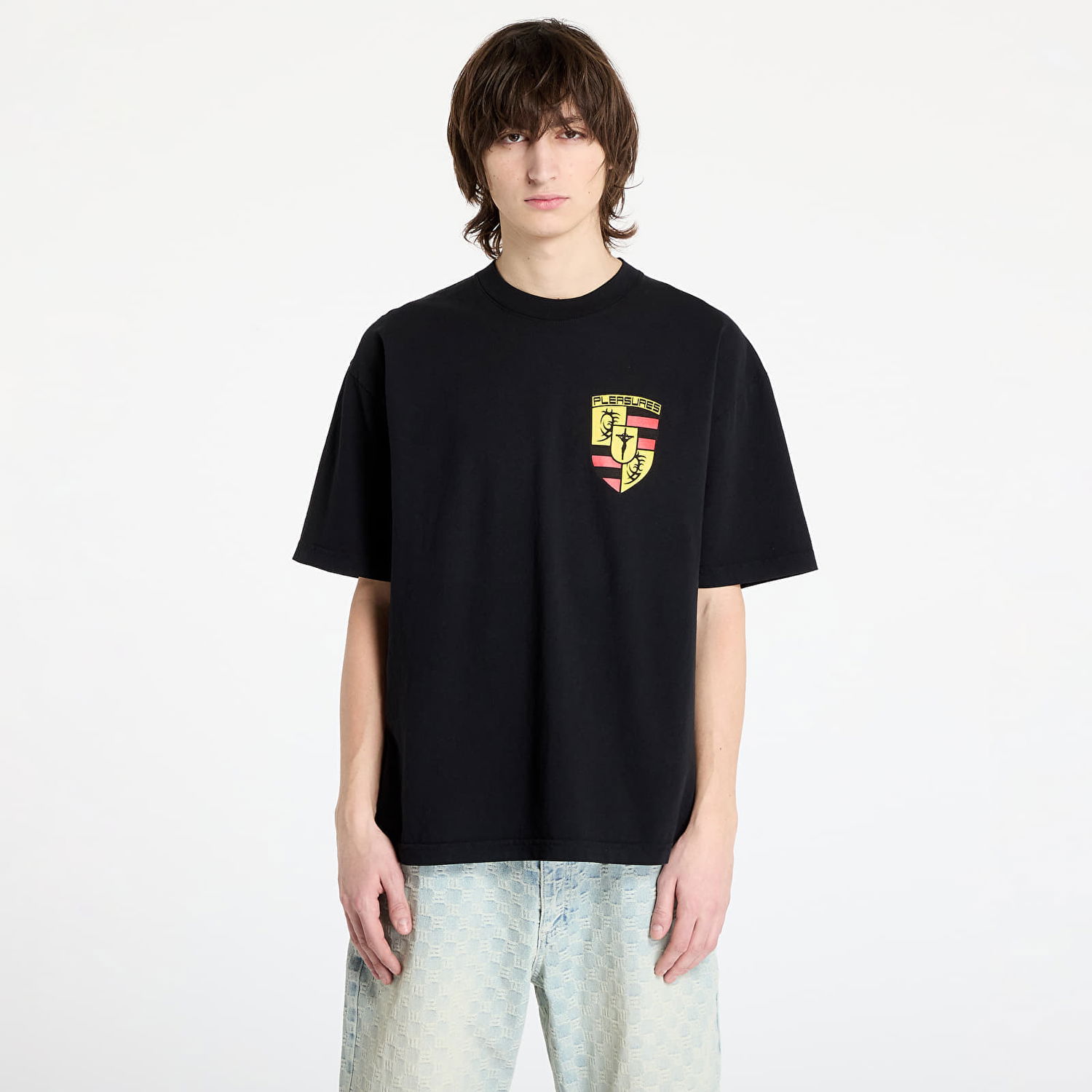 Tričko Pleasures PLEASURES Fast Life T-Shirt Čierna | P25SP057 BLACK, 0