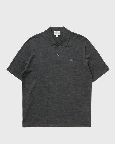 Polo tričko Lacoste Lacoste Men's Merino Wool Polo Shirt Šedá | AH1101-050, 0