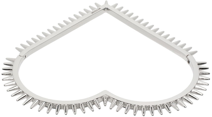 Náhrdelník We11done We11done Heart Spike Bracelet Metalická | WD-AJ1-23-531-U-SV, 1