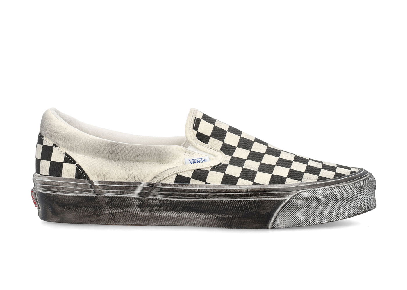 Tenisky a topánky Vans Vault UA OG Classic Slip-On LX Stressed Black Checkerboard Čierna | VN0A32QNBKC, 0