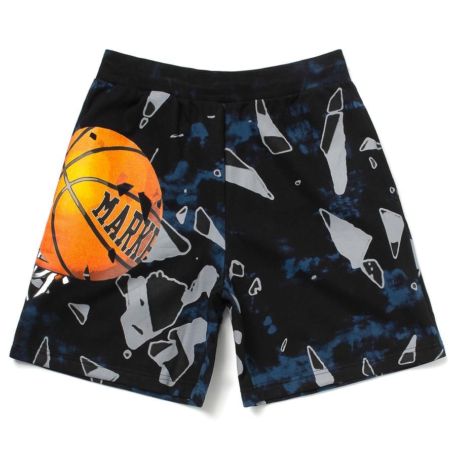 Shattered Backboard Tie-Dye Sweatshorts