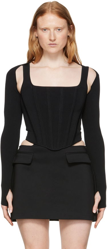 Sukňa Dion Lee Dion Lee Tank Top and Cardigan Set Čierna | A7460P21, 0