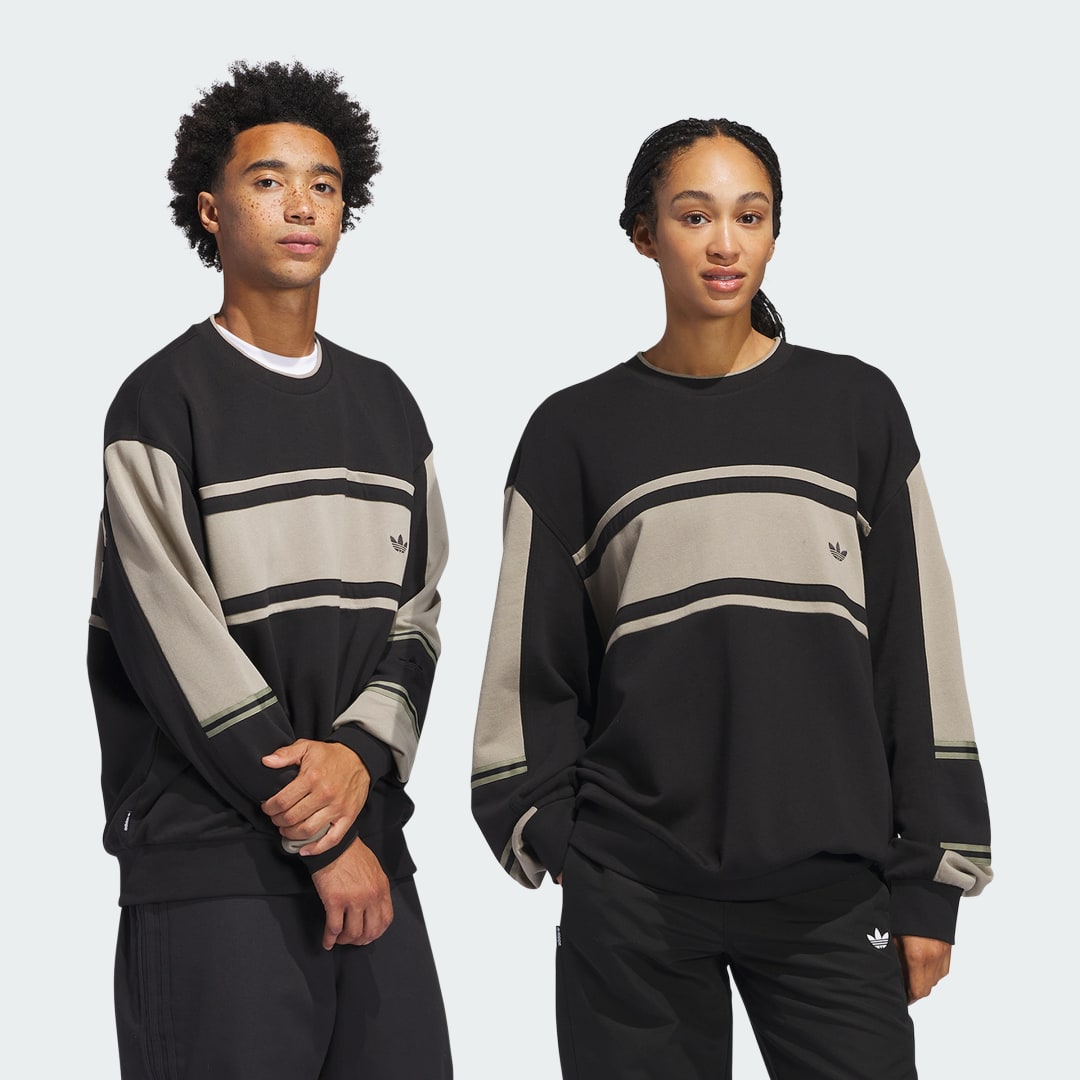 Sveter adidas Performance Skateboarding Classic Crewneck Sweatshirt Čierna | JC7605, 0