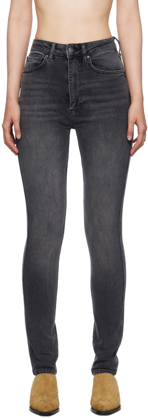 Džínsy Anine Bing Beck Slim-Fit Jeans Šedá | A-06-0141-059, 0