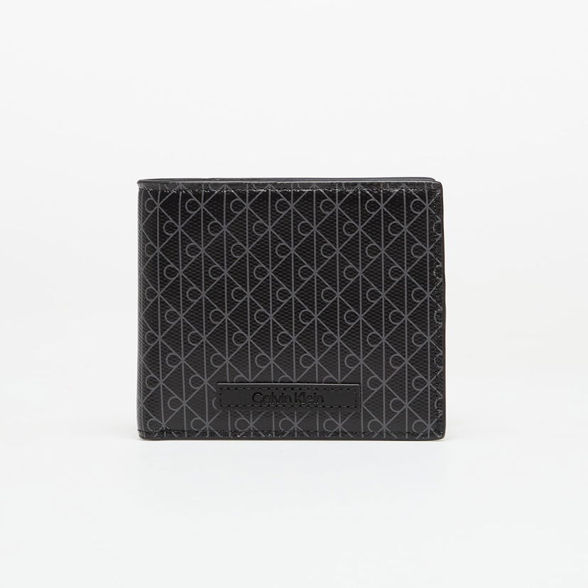 Peňaženka CALVIN KLEIN Calvin Klein Emblem Aop Billfold Wallet Čierna | LV04D1085G UB1