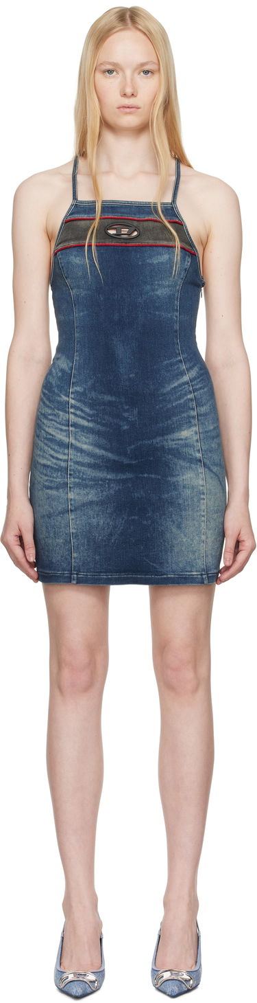Šaty Diesel Diesel Denim Mini Dress Modrá | A17351 0ABCZ, 0