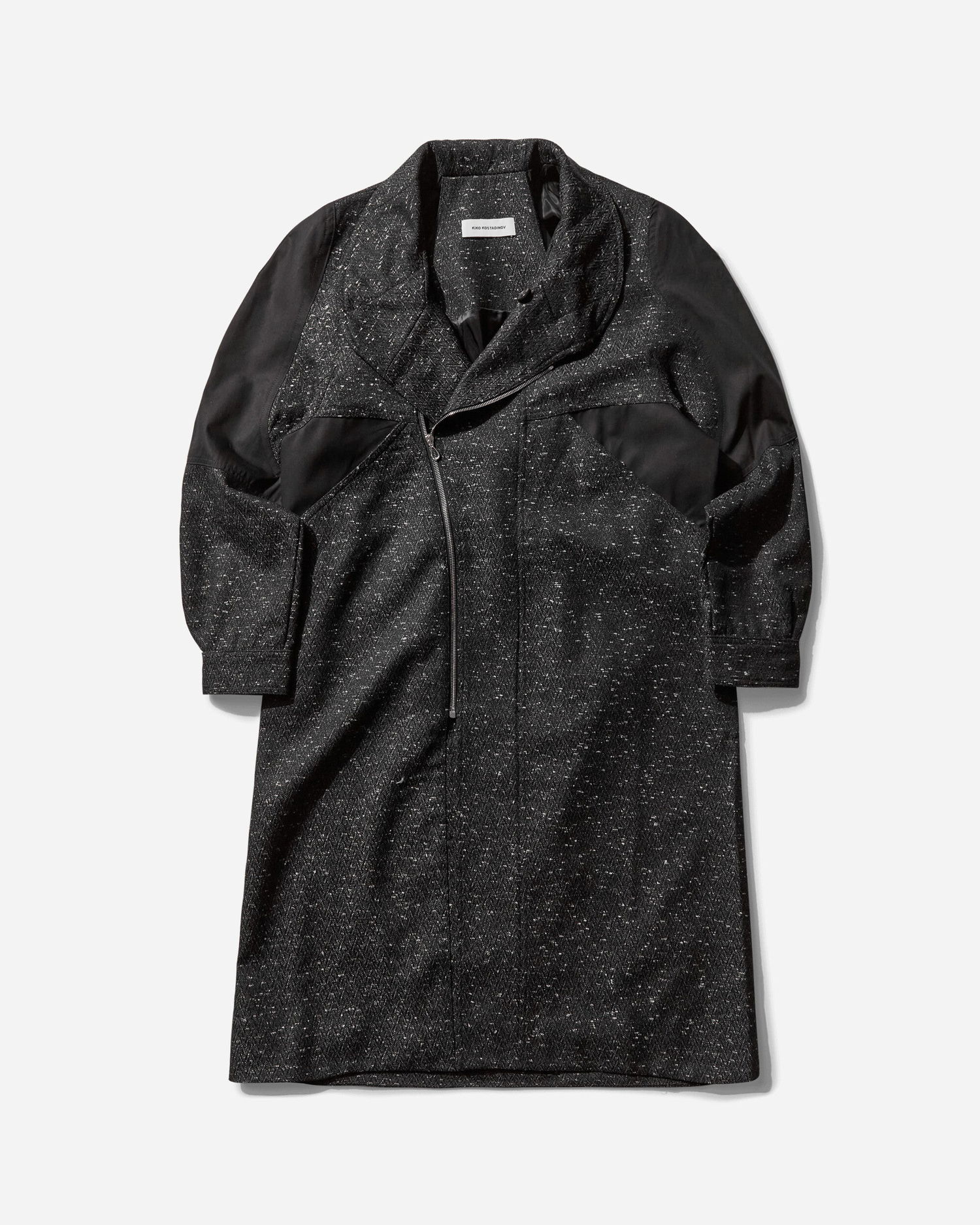 Trenčkot KIKO KOSTADINOV Babraham Zip Coat Čierna | KKSS25C02 56, 1